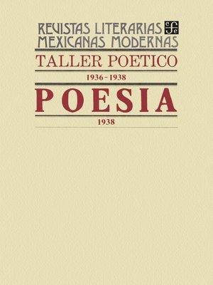 cover image of Taller poético, 1936-1938. Poesía, 1938